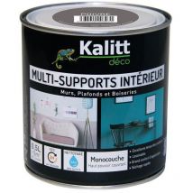 Peinture multi support satin poivre 0.5 litre