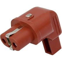 Kalthoff - 344003 Warmgeräte-Steckverbinder 344 Buchse, gewinkelt Gesamtpolzahl: 2 + pe 16 a Rot 1 St.