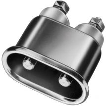 Kalthoff - 344009 Warmgeräte-Steckverbinder 344 Stecker, Einbau vertikal Gesamtpolzahl: 2 + pe 16 a Me