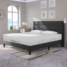 Kaltschaummatratze 160×200 Cm, Matratze Doppel 7 Zonen, H2 Und H3, Bezug Waschbar Mit Rundum-reißverschluss Und Griffe, Ohne Matratze