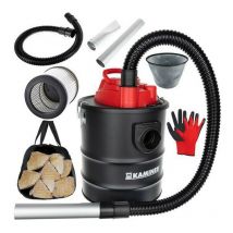 Aspirateur/souffleur vide cendres cheminée poêle 1200W avec accessoires - Kaminer