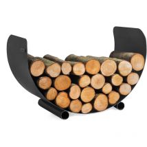 Cookking - Stahl Kaminholzregal Turyn 70 Schwarz 70x45 cm