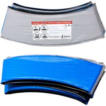 Coussin de protection trampoline ø 250 cm - Bleu et Gris - Kangui
