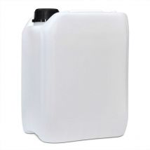 Plasteo - 5 Liter Leerkanister Neu mit Sicherheitsverschluss (din 45) Lebensmittelecht bpa Frei Tragbar Stapelbar und Stabil Indoor und Outdoor Made