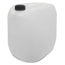 Plasteo - 30 Liter Getränke- und Wasserkanister din 61 Lebensmittelecht bpa frei Gastronomie Gewerbe Camping Wohnwagen Robuste Qualität aus de weiß