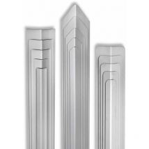 Kantenschutzprofil Eckschutzwinkel Edelstahl V2A matt gebürstet Kantenschutzwinkel Spitz 20mm x 20mm 1500mm