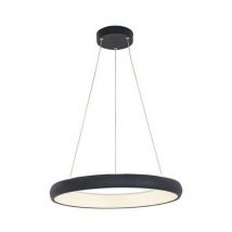 Kantou Lampada a Sospensione a Soffitto 50W 3000K Alluminio Nero Opaco