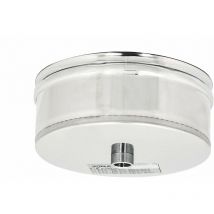 Kappe für die Sammlung und Entladen des Kondensatschornens in Edelstahl - 14cm