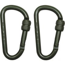 MFH - Military & Adventure 27536B Karabiner D8x80O 8 mm x 80 mm 2 St.
