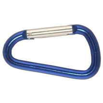 Karabinerhaken 50 Mm Alu Blau Karabiner Haken Schnapphaken Schlüssel - Conacord