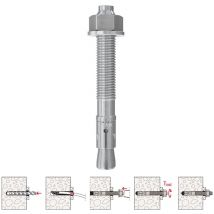 Fxa Through Bolts (Silver) - 8 x 91mm (50 Pack) - Fischer