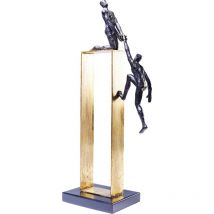 Kare - Design Oggetto Decorativo, Oro, 51 x 12 x 22 cm