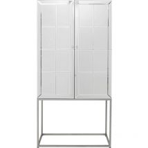 Kare Luxury Armadio Bar, Bianco (Argento), 181 x 89 x 47 cm