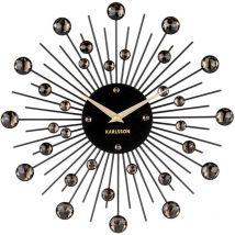 Orologio rotondo in metallo Sunburst 30 cm