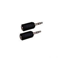 Karma - CA8246 Coppia Adattatori audio Jack 3,5 Maschio e Jack 3,5 Femmina