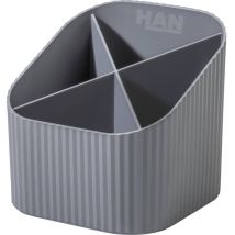 Han Karma 17248-18 Porta Matite Grigio Numero Scomparti: 4