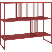 Karminrotes Metallregal Emilia