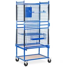 Kfz-Werkstatt-Wagen - für Karosserieteile - 60x90x202 cm 220 kg Ersatzteilwagen