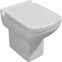 Kartell - 485mm x 385mm Pure btw wc Pan with Soft Close Seat Floor Mounted Pan - White