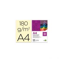 Karton Liderpapel a4 180g/m2 cremefarbenes Päckchen of 100 Blätter