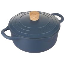Kasanova Casseruola Antiaderente Vari Colori Pot Art Con Coperchio Innovativo, Casseruola Induzione, Ottimale Per Stufati E Cotture Lente (blu, 24 Cm)
