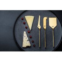 Käse- Und Buttermesser-set - Lifestyle - Edelstahl - 6 Teile - Gold