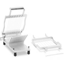 Cortadora de queso - con 2 bastidores de corte - acero inoxidable / aluminio -