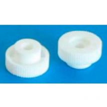 Ecrou moleté 1.6.M4-WH blanc 1 pc(s) W634851 - Kash