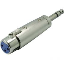 Kash - Adattatore xlr Presa xlr - Spina jack da 6.3 mm Stereo Numero Poli (num):3 1 pz.