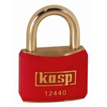 Cadenas 40 mm avec serrure à clé Kasp K12440REDA1 or-jaune 1 pc(s)