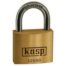 Kasp K12550A1 Premium Brass Padlock 50mm. To Pass Key No.25501