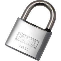 K14550d Cadenas 50 Mm Fermeture Différente Acier Inoxydable Avec Serrure À Clé - Kasp