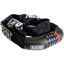 Kasp K470810d Catena Con Lucchetto Nero Lucchetto A Codice