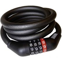 Kasp - K4751215D Câble antivol noir fermeture à combinaison