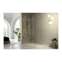 Kassandra - FR633 fresh Panel Fijo de Ducha Transparente - Medida: 80 cms - Medida: 80 cms - ref: FR6331618S195078