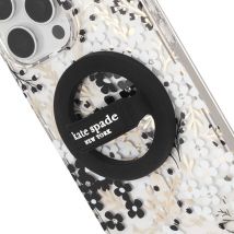 Kate Spade New York Poignée à boucle magnétique – Poignée de doigt MagSafe (Noir)