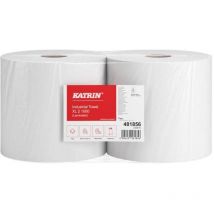 Katrin Industrial Wipes Roll Extra Large 2-Ply White (Case of 2)