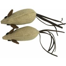 Katzenspielzeug maus, Polyester, 14 cm, 2 Stück