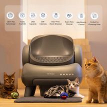 M1 Bac à litière pour chat autonettoyant XXL,avec tapis de litière pour chat,pour plusieurs chats - Neakasa
