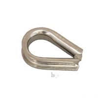 Kausche Seilkausche Edelstahl V4A 5 mm
