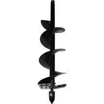 Foret tarière 100 mm – Fer – 800 mm de profondeur – Lames remplaçables – Jardin piscine