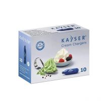 Gaskartusche Farbe blau Sahne Schlagsahne (Packung zu 10)