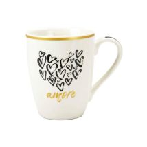 Tazza Mug Porcellana Amore 340 cc – Lavabile in lavastoviglie – KB8