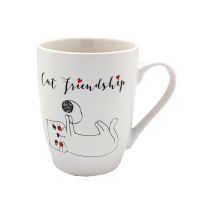 Tazza Mug Porcellana Gatti 360 ml – Lavabile in lavastoviglie – KB8