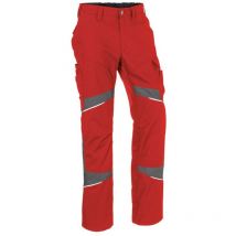 Kübler Hose activiq cotton+ mittelrot/anthrazit Gr. 30
