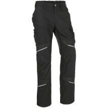 Kübler Hose ACTIVIQ Cotton+ Schwarz Größe 58 – EN ISO 15797 – Ergonomisch – 2 Seitentaschen – 2 Gesäßtaschen – Schenkeltasche – Stifttasche – 