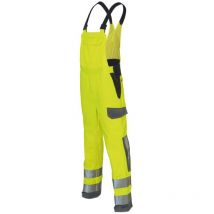 Kübler Latzhose protectiq high vis 3394 warngelb/anthrazit Gr. 27