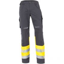 Kübler reflectiq Hose Klasse 1 warngelb/anthrazit Gr. 44