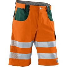 Kübler Shorts Reflectiq Psa 2 Warnorange/moosgrün Gr. 44