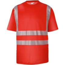 T-Shirt reflectiq psa 2 warnrot Form 5043 Größe s